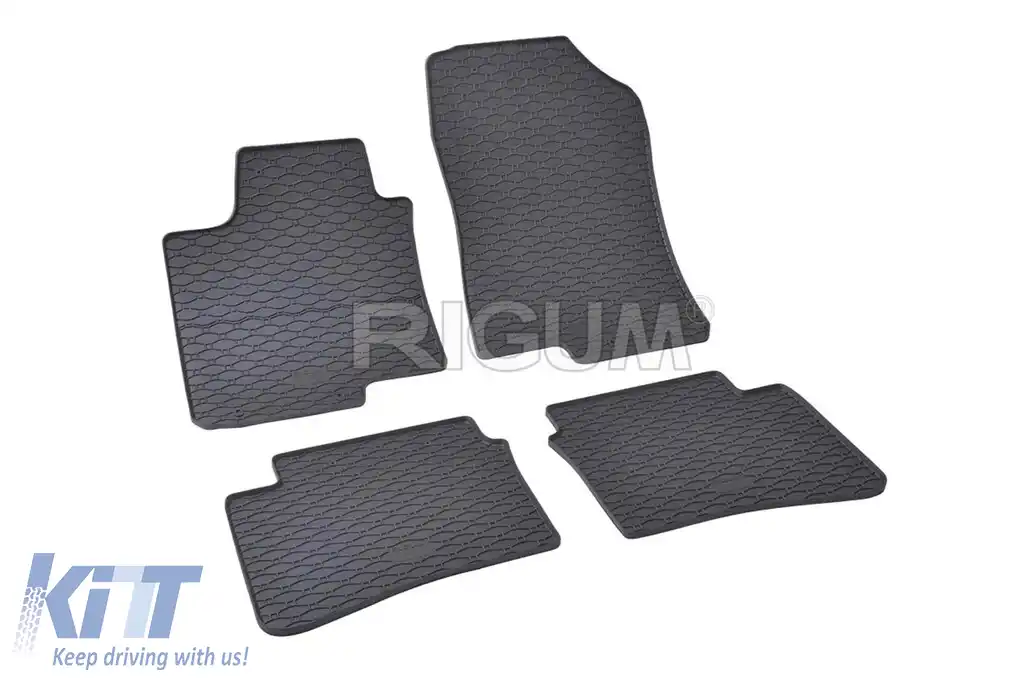 Mochete din cauciuc specifice, potrivite pentru Hyundai i20 2014-2020, i20 după 2020, Bayon după 2021, set de 4 piese, culoare neagră