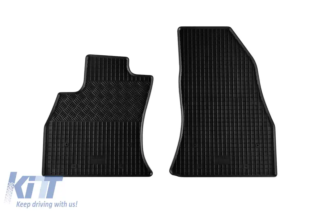 Mochete din cauciuc specifice, potrivite pentru Fiat 500L după 2012, set de 4 piese, culoare neagră-image-6249326