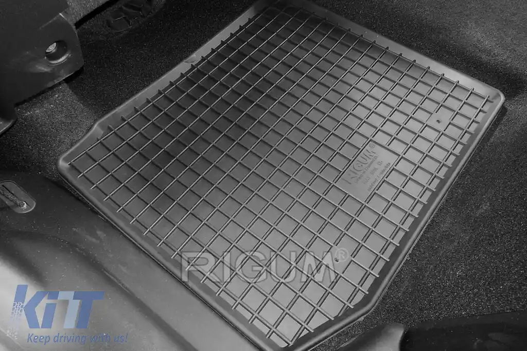 Mochete din cauciuc specifice, potrivite pentru Fiat 500L după 2012, set de 4 piese, culoare neagră-image-6249330