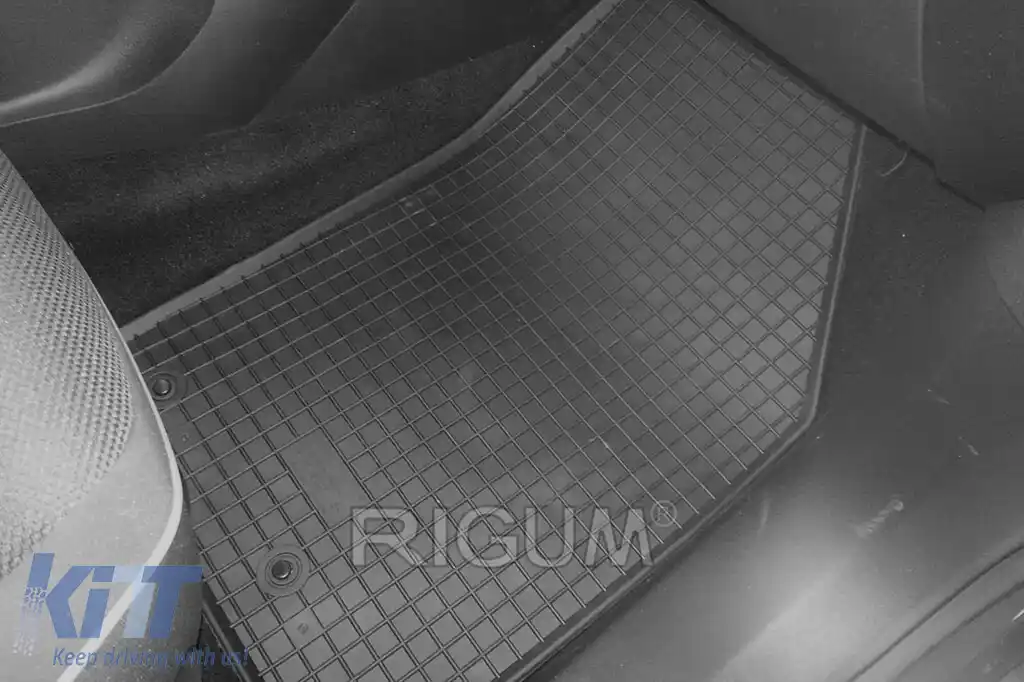 Mochete din cauciuc specifice, potrivite pentru Fiat 500X după 2015, set de 4 piese, culoare neagră-image-6249336