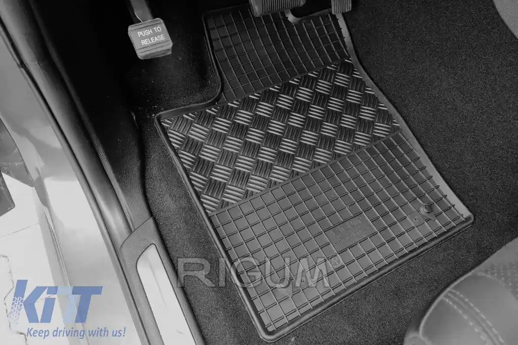 Mochete din cauciuc specifice, potrivite pentru Jeep Grand Cherokee, Dodge Durango după 2011, set de 4 piese, culoare neagră-image-6249356