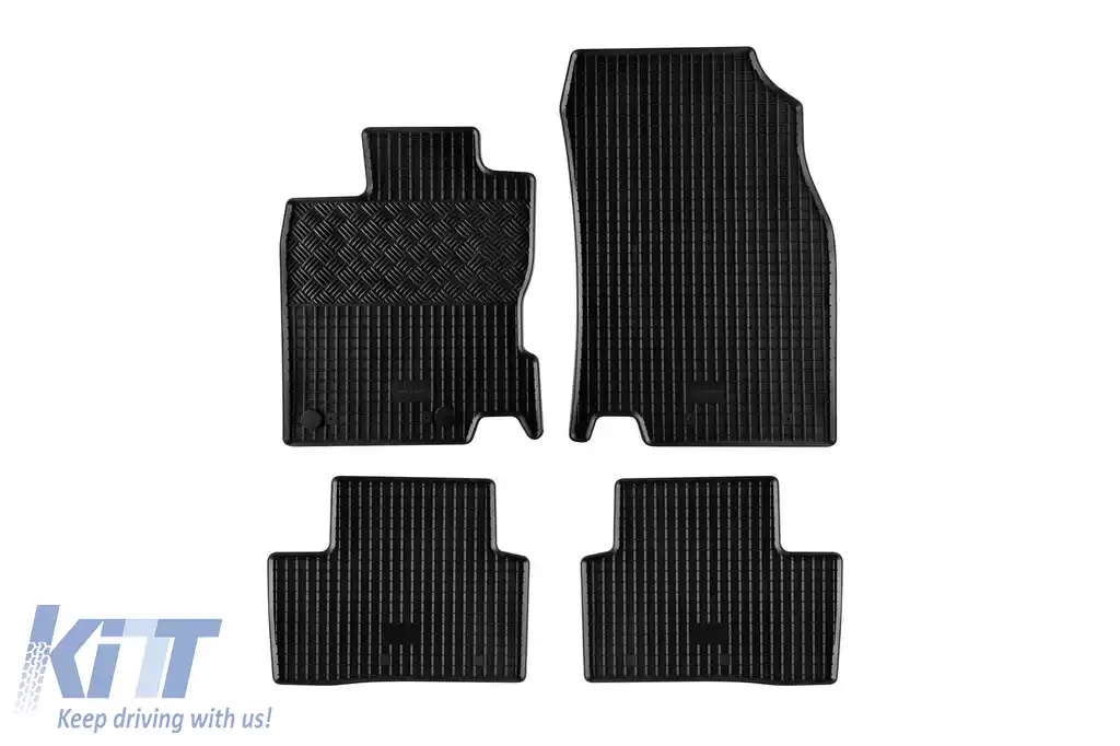 Mochete din cauciuc specifice, potrivite pentru Renault Kadjar după 2015, set de 4 piese, culoare neagră