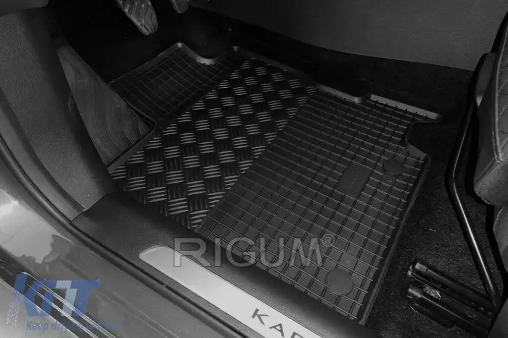Mochete din cauciuc specifice, potrivite pentru Renault Kadjar după 2015, set de 4 piese, culoare neagră-image-6249389