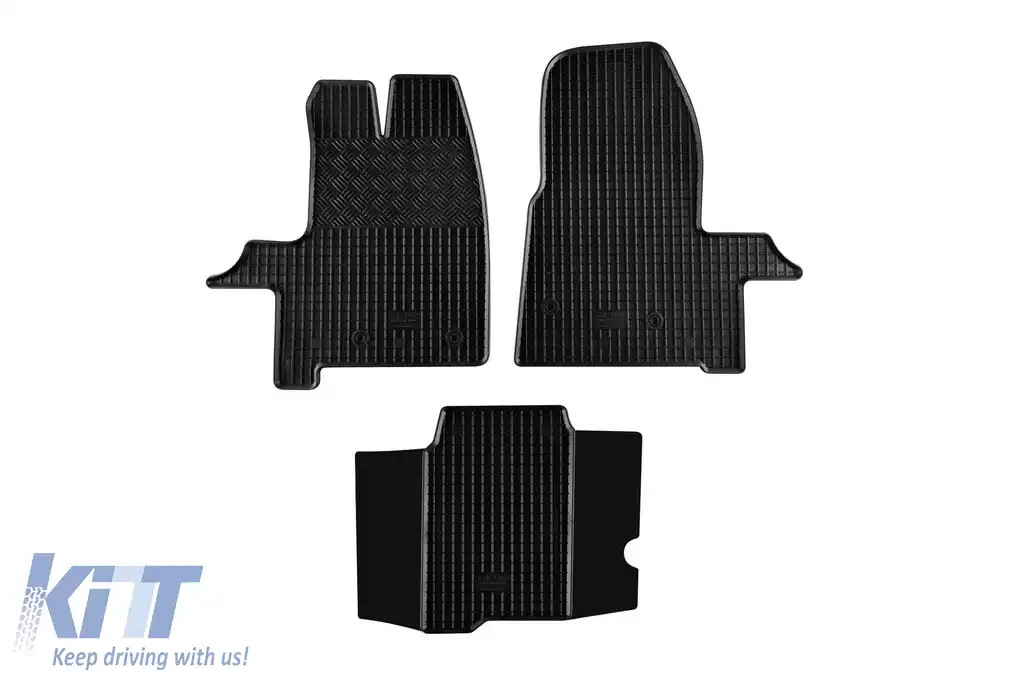 Mochete din cauciuc specifice, potrivite pentru Ford Transit după 2015, Transit după 2016, Transit după 2020, 3 locuri, set de 3 piese, culoare neagră