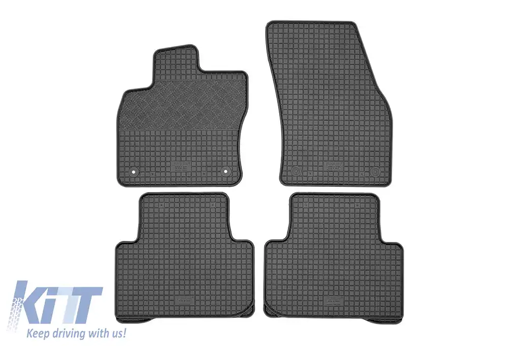 Mochete din cauciuc specifice, potrivite pentru VW Touran după 2015, Tiguan după 2016, Tiguan după 2020, set de 4 piese, culoare neagră
