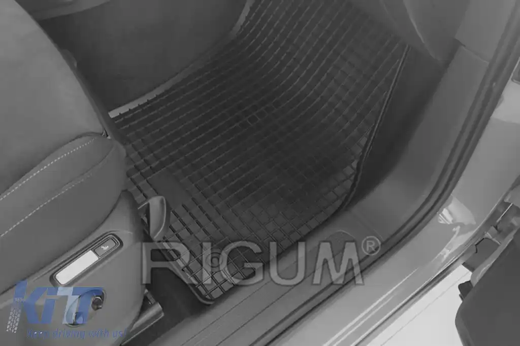 Mochete din cauciuc specifice, potrivite pentru VW Touran după 2015, Tiguan după 2016, Tiguan după 2020, set de 4 piese, culoare neagră-image-6249408