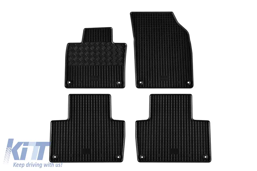 Mochete din cauciuc specifice, potrivite pentru Volvo XC90 după 2015, set de 4 piese, culoare neagră