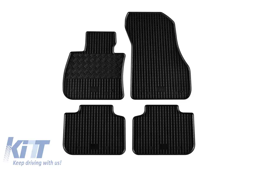 Mochete din cauciuc specifice, potrivite pentru BMW X1 F48 după 2015, X1-is după 2019, X2 F39 după 2018, set de 4 piese, culoare neagră