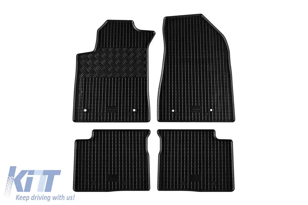 Mochete din cauciuc specifice, potrivite pentru Alfa Romeo Giulietta 2010-2016, după 2016, set de 4 piese, culoare neagră