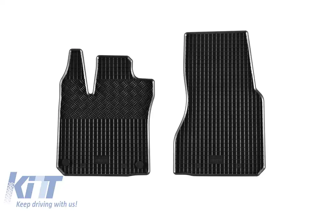 Mochete din cauciuc specifice, potrivite pentru Smart Fortwo după 2015, Fortwo EQ după 2017, set de 2 piese, culoare neagră
