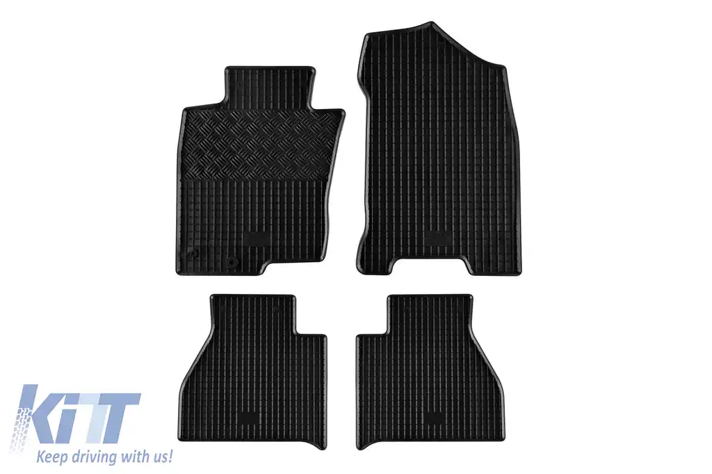 Mochete din cauciuc specifice, potrivite pentru Nissan Navara după 2016, Renault Alaskan după 2017, set de 4 piese, culoare neagră