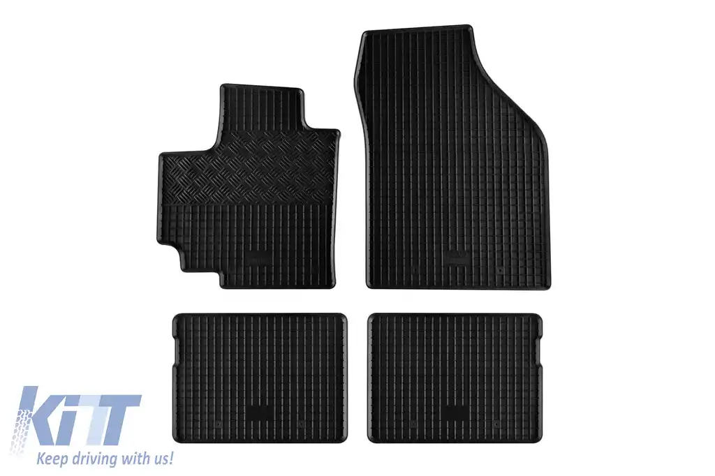 Mochete din cauciuc specifice, potrivite pentru Suzuki Celerio după 2015, set de 4 piese, culoare neagră