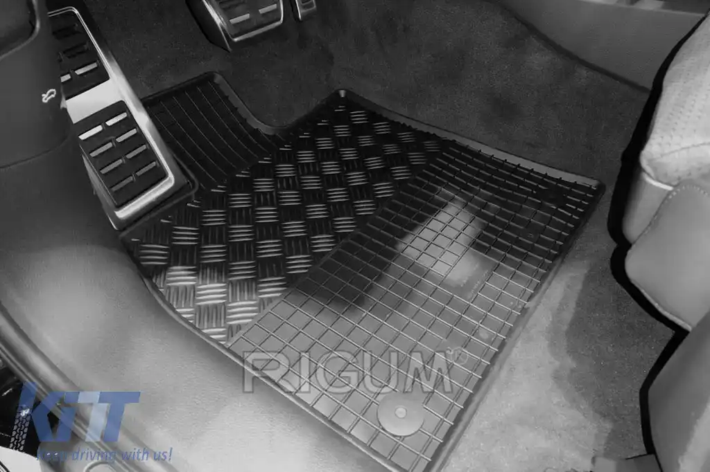 Mochete din cauciuc specifice, potrivite pentru Audi Q5, Q5 TFSI E-Tron după 2017, Q5 Sportback după 2021, Q5 după 2025. Set de 4 bucăți, negru.-image-6249592