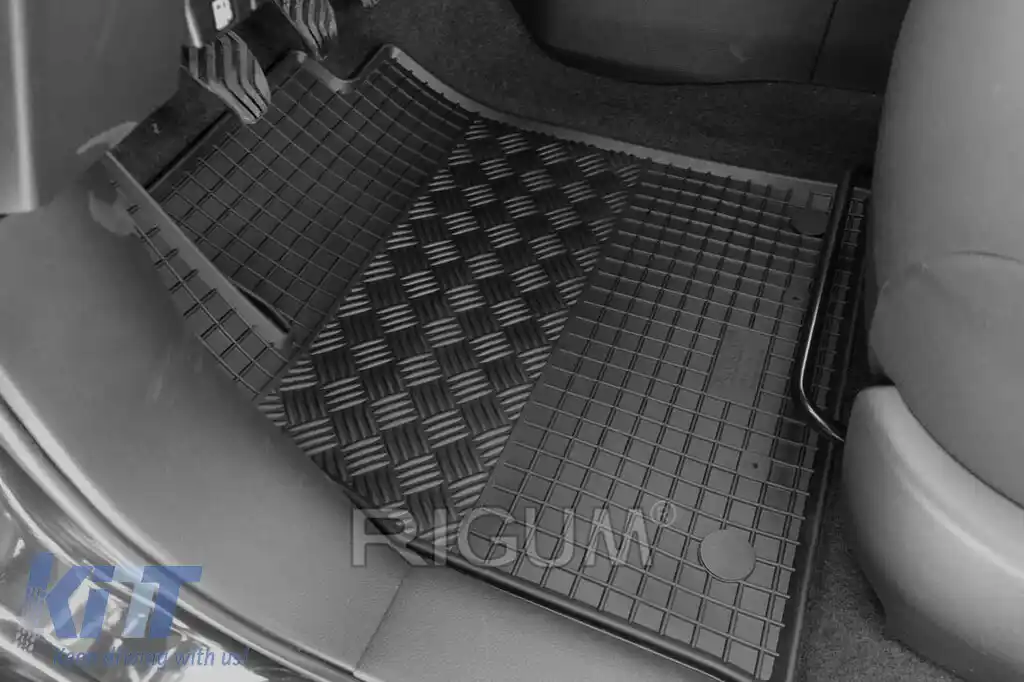 Mochete din cauciuc specifice, potrivite pentru Nissan Micra după 2017, set de 4 piese, culoare neagră-image-6249617