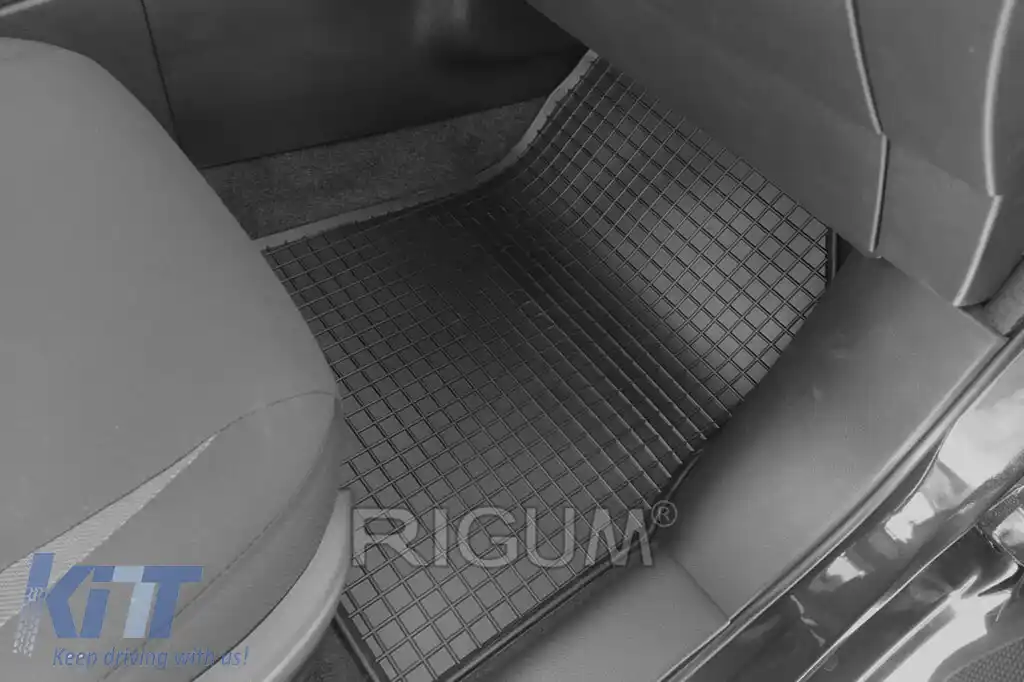 Mochete din cauciuc specifice, potrivite pentru Nissan Micra după 2017, set de 4 piese, culoare neagră-image-6249618