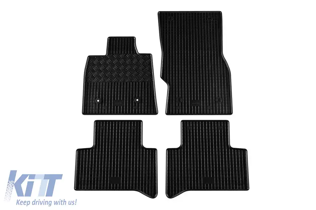 Mochete din cauciuc specifice, potrivite pentru Alfa Romeo Stelvio 2017-2020, după 2020, set de 4 piese, culoare neagră