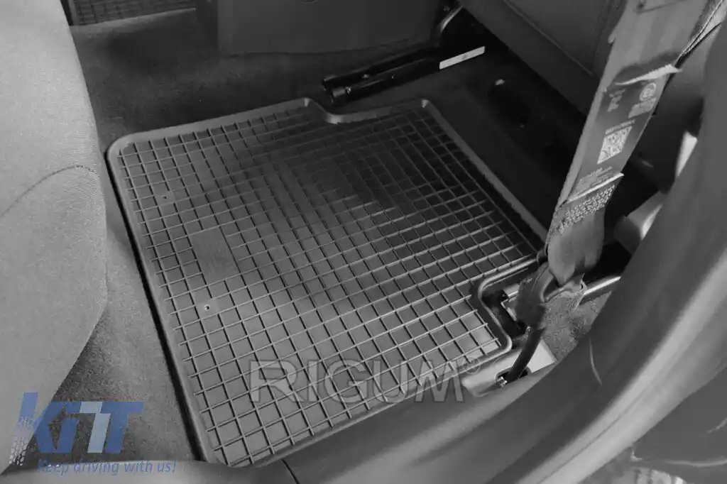 Mochete din cauciuc specifice, potrivite pentru Citroen C3 Aircross, Opel Crossland X după 2017, Opel Crossland după 2020, Citroen C3 Aircross după 2021, set de 4 piese, culoare neagră-image-6249645