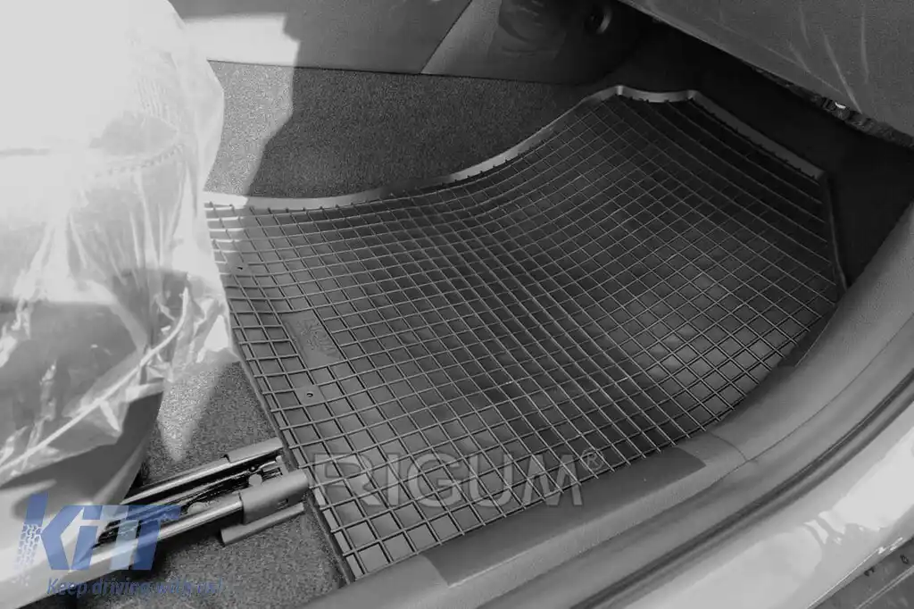 Mochete din cauciuc specifice, potrivite pentru Hyundai Kona 2017-2023, set de 4 piese, culoare neagră-image-6249659