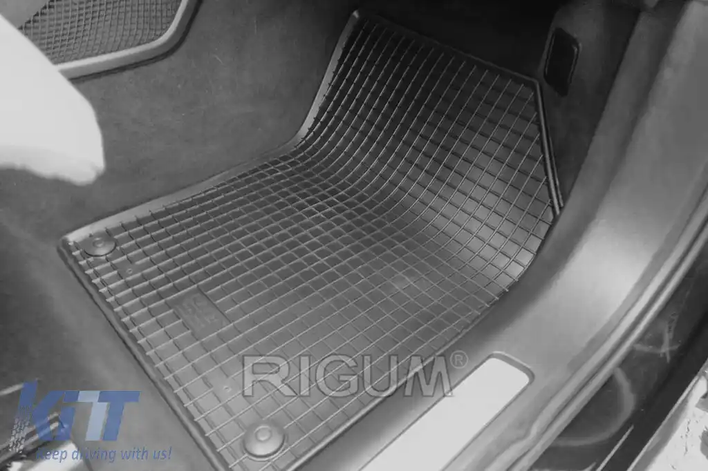 Mochete din cauciuc specifice, potrivite pentru Volvo XC60, XC60 PHEV după 2017, set de 4 piese, culoare neagră-image-6249682