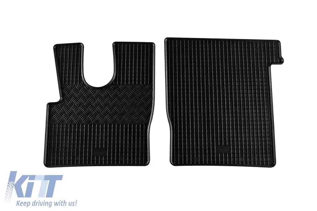 Mochete din cauciuc specifice, potrivite pentru DAF XF Euro 6 după 2013, set de 2 piese, culoare neagră