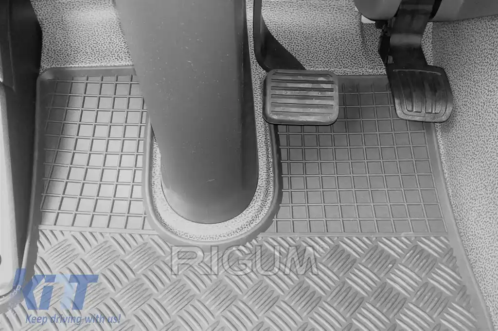 Mochete din cauciuc specifice, potrivite pentru DAF XF Euro 6 după 2013, set de 2 piese, culoare neagră-image-6249693