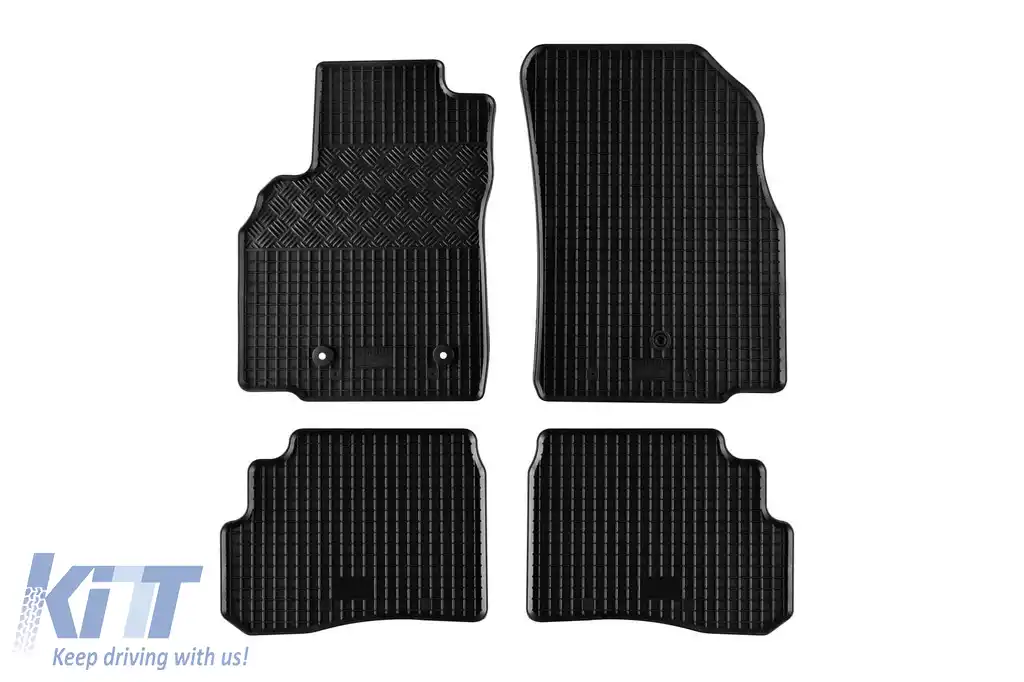 Mochete din cauciuc specifice, potrivite pentru Opel Karl după 2015, set de 4 piese, culoare neagră