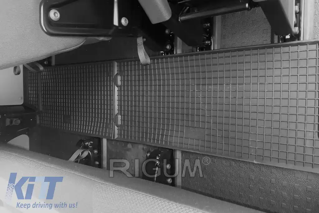 Mochete din cauciuc specifice, potrivite pentru VW T5 Transporter, Caravelle, după 2003, T6 Transporter, Caravelle, după 2015, T6.1 Transporter, Caravelle după 2019, rândul trei, 2 locuri, set de 2 pi-image-6249721