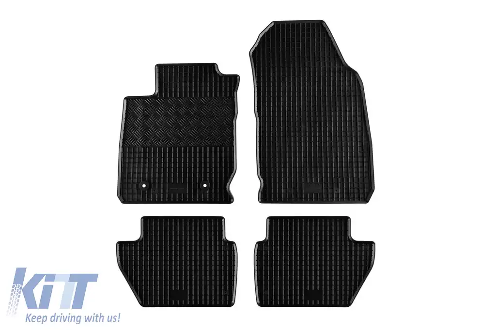 Mochete din cauciuc specifice, potrivite pentru Ford Ecosport după 2018, set de 4 piese, culoare neagră
