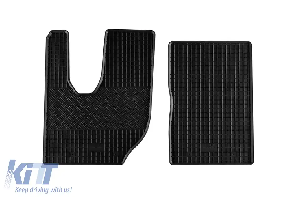 Mochete din cauciuc specifice, potrivite pentru Renault Trucks T după 2015, set de 2 piese, culoare neagră