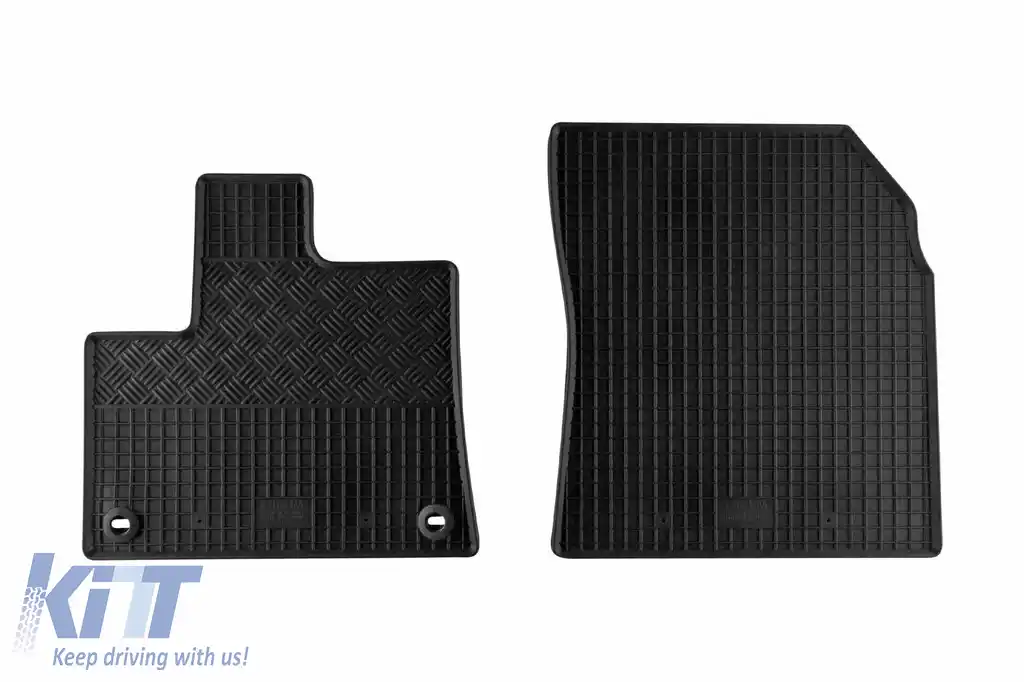 Mochete din cauciuc specifice, potrivite pentru Citroen Berlingo, Peugeot Partner, Opel Combo după 2019, Toyota Proace după 2020, 2 locuri, set de 2 piese, culoare neagră-image-6249802