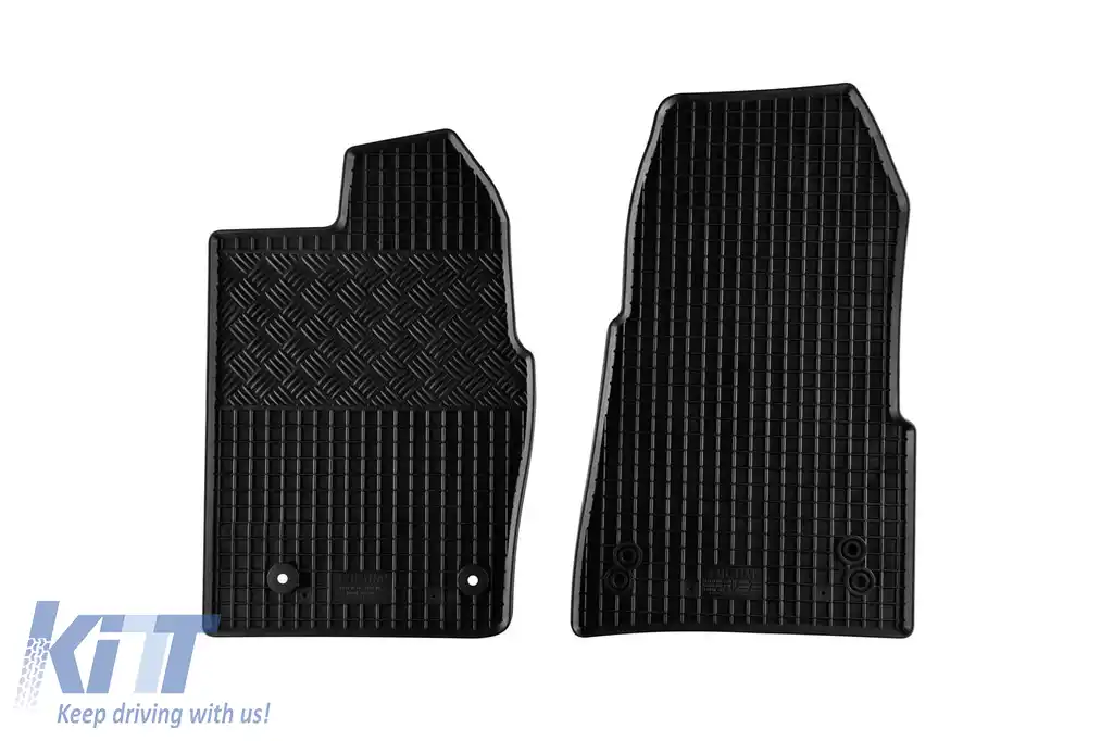 Mochete din cauciuc specifice, potrivite pentru Ford Tourneo Custom după 2018, 2 sau 3 locuri cu cutie de viteză pe raft, set de 3 piese, culoare neagră-image-6249812