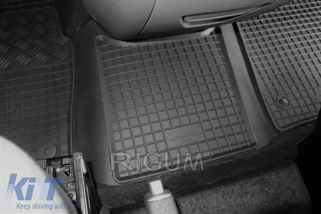 Mochete din cauciuc specifice, potrivite pentru Ford Tourneo Custom după 2018, 2 sau 3 locuri cu cutie de viteză pe raft, set de 3 piese, culoare neagră-image-6249815