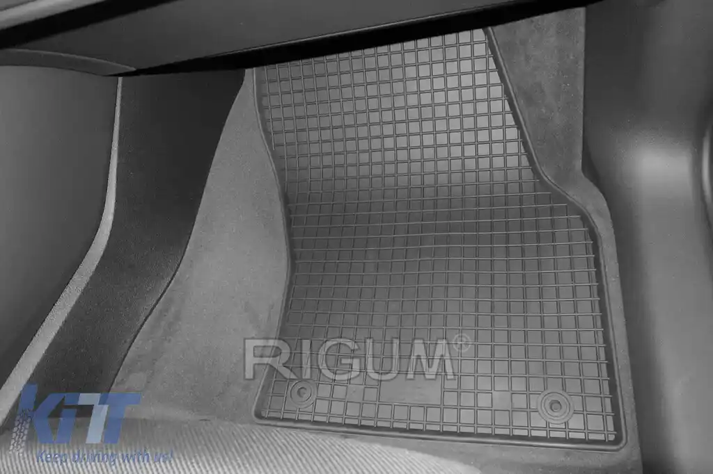 Mochete din cauciuc specifice, potrivite pentru Audi Q3, Q3 Sportback 2019-2021, după 2021, set de 4 piese, culoare neagră-image-6249841