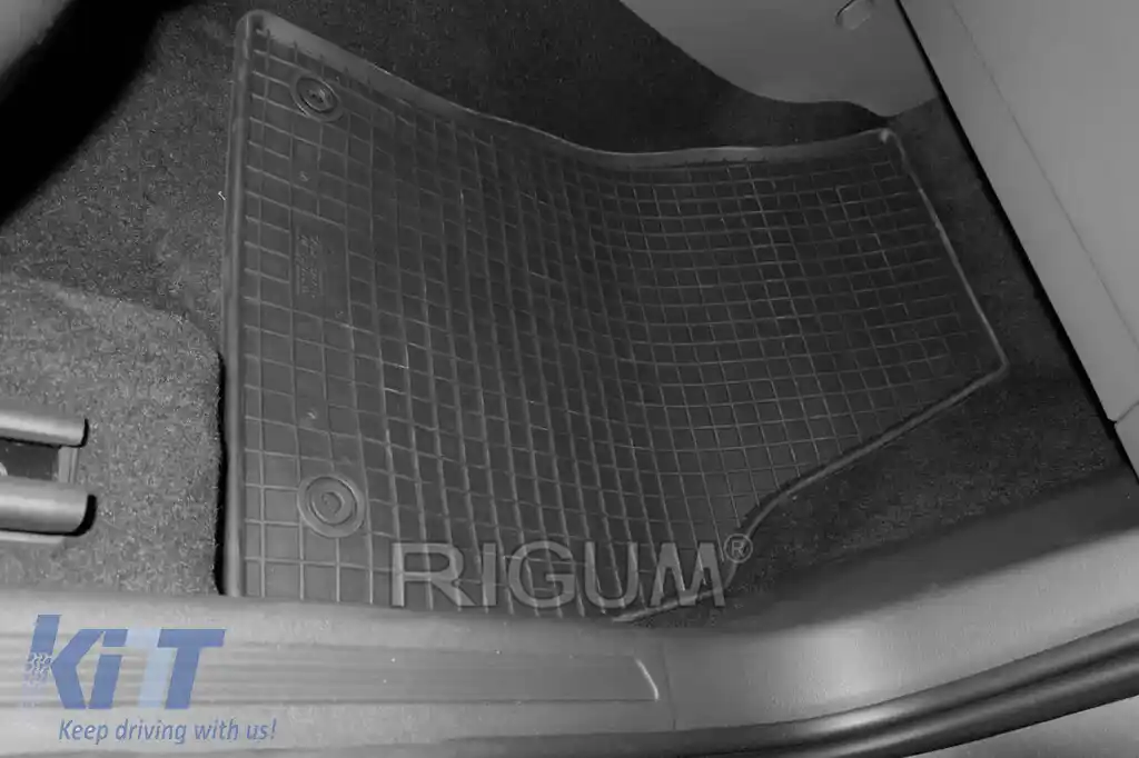 Mochete din cauciuc specifice, potrivite pentru Volkswagen T-Cross după 2019, set de 4 piese, culoare neagră-image-6249848