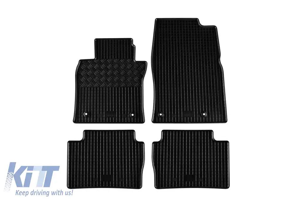 Mochete din cauciuc specifice, potrivite pentru Mazda 3, CX-30 după 2019, set de 4 piese, culoare neagră-image-6249857