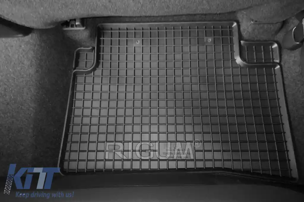 Mochete din cauciuc specifice, potrivite pentru Toyota Corolla, Corolla Hybrid după 2018, Suzuki Swace după 2021, set de 4 piese, culoare neagră-image-6249871