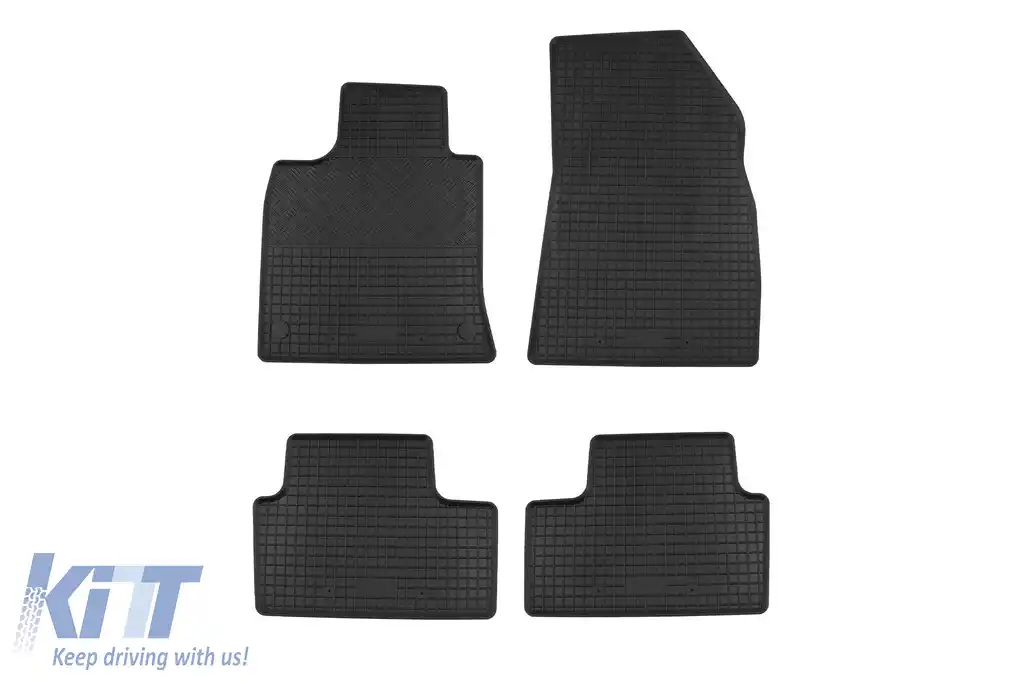 Mochete din cauciuc specifice, potrivite pentru Renault Clio V după 2019, set de 4 piese, culoare neagră