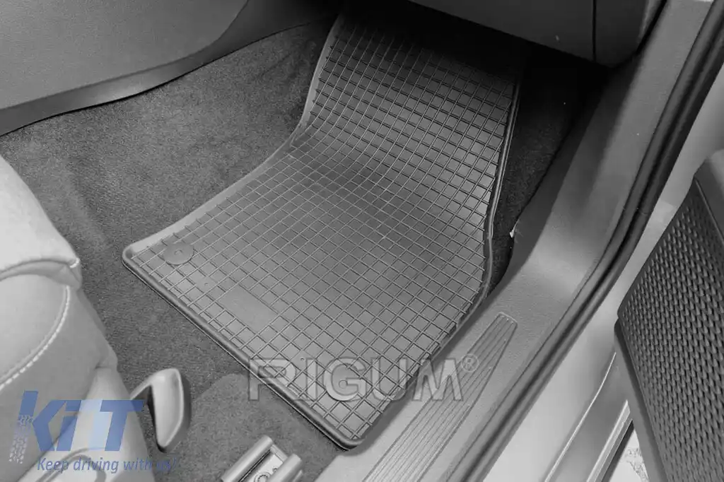 Mochete din cauciuc specifice, potrivite pentru Volkswagen Caddy după 2021, Ford Tourneo Connect după 2022, set de 4 piese, culoare neagră-image-6249957