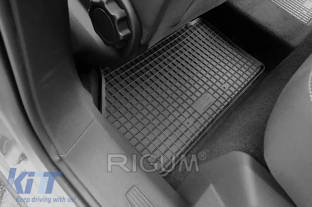 Mochete din cauciuc specifice, potrivite pentru Volkswagen Caddy după 2021, Ford Tourneo Connect după 2022, set de 4 piese, culoare neagră-image-6249958