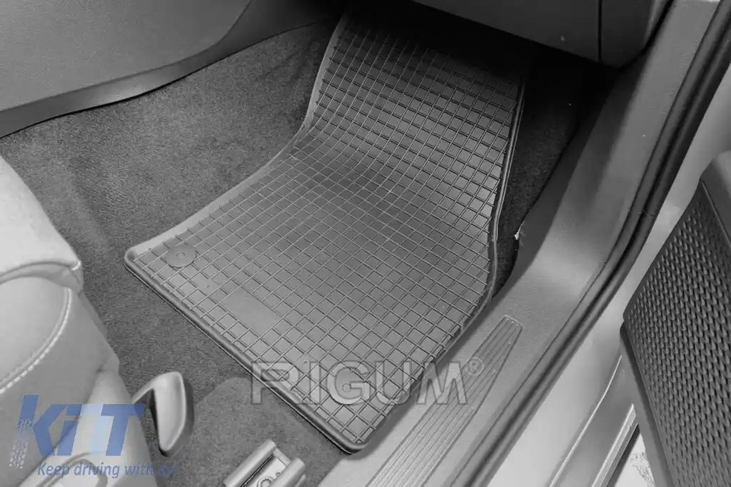 Mochete din cauciuc specifice, potrivite pentru Volkswagen Caddy după 2021, set de 2 piese, culoare neagră-image-6249963