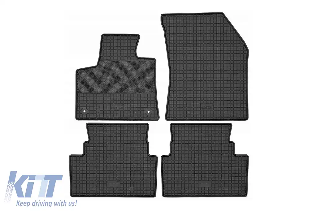 Mochete din cauciuc specifice, potrivite pentru Citroen C5 Aircross PHEV după 2019, set de 4 piese, culoare neagră