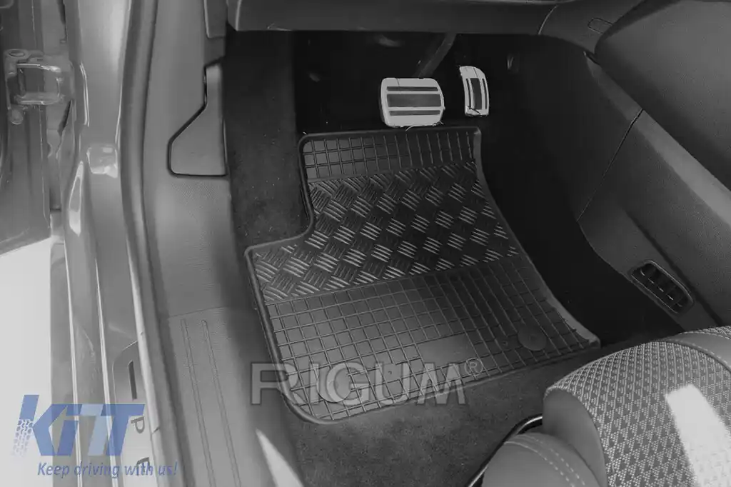 Mochete din cauciuc specifice, potrivite pentru Citroen E-C4, Opel Mokka după 2021, Opel Corsa F, Peugeot E-208, Peugeot E-2008 după 2020, set de 4 piese, culoare neagră-image-6249999