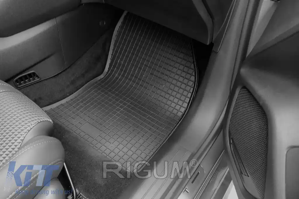 Mochete din cauciuc specifice, potrivite pentru Citroen E-C4, Opel Mokka după 2021, Opel Corsa F, Peugeot E-208, Peugeot E-2008 după 2020, set de 4 piese, culoare neagră-image-6250000