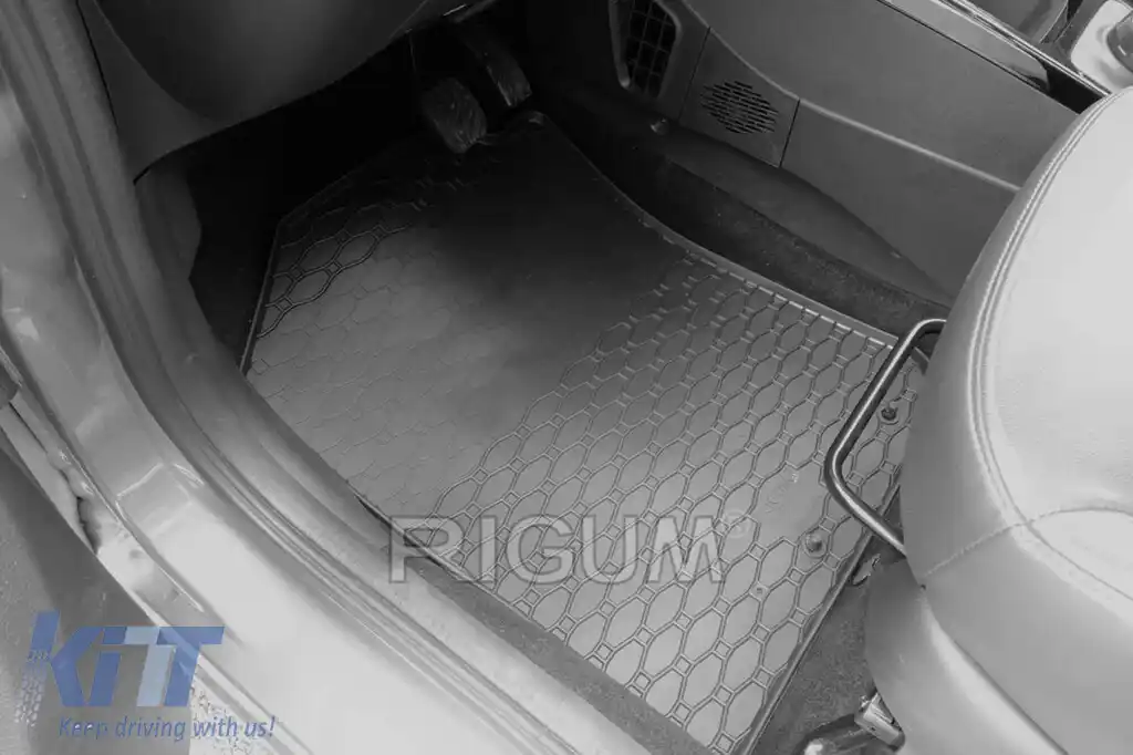 Mochete din cauciuc specifice, potrivite pentru Dacia Spring după 2022, set de 4 piese, culoare neagră-image-6250071