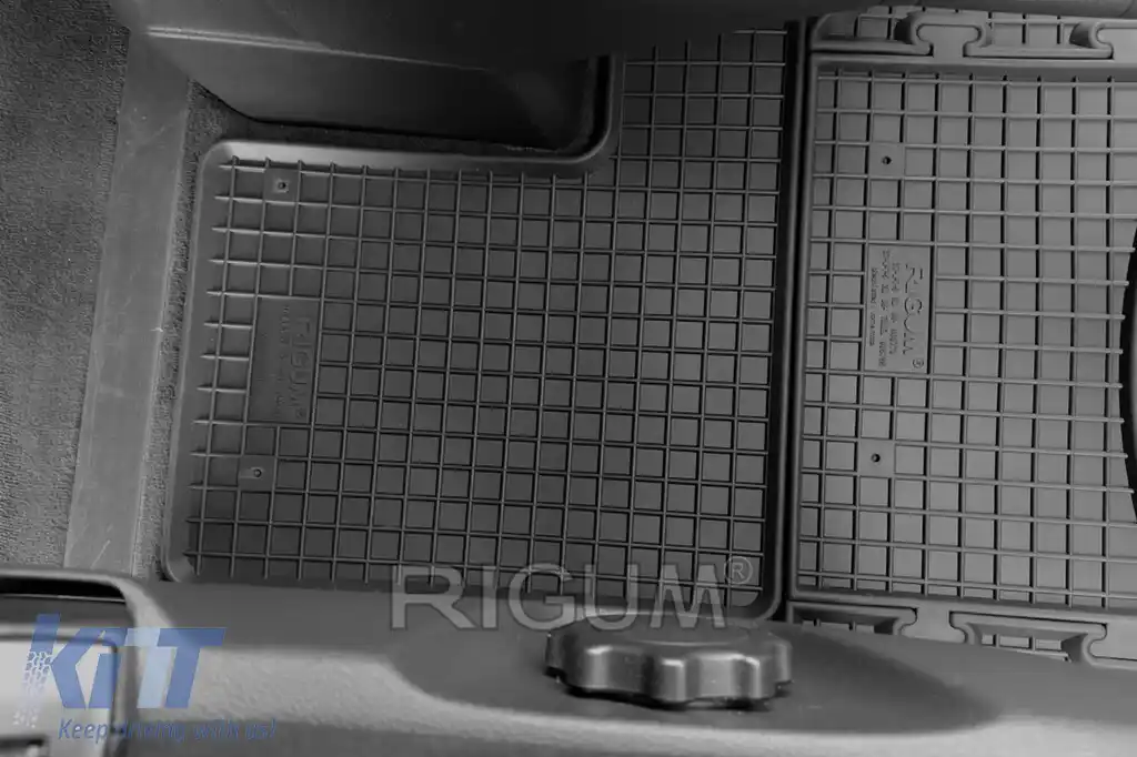 Mochete din cauciuc specifice, potrivite pentru VW T5 Transporter, Caravelle, Multivan cu tunel după 2003, T6 Transporter, Caravelle, Multivan cu tunel după 2015, 2 locuri, set de 4 piese, culoare nea-image-6250126