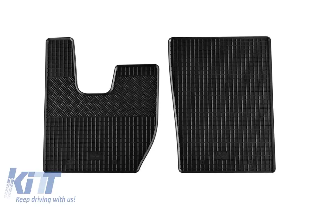 Mochete din cauciuc specifice, potrivite pentru Iveco S-Way Standard după 2019, set de 2 piese, culoare neagră
