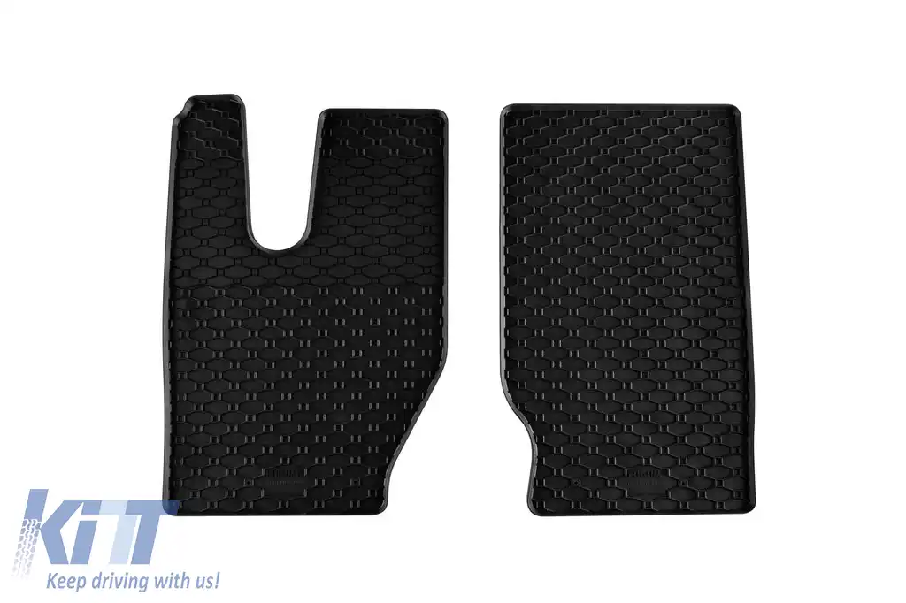 Mochete din cauciuc specifice, potrivite pentru Iveco X-Way după 2019, set de 2 piese, culoare neagră