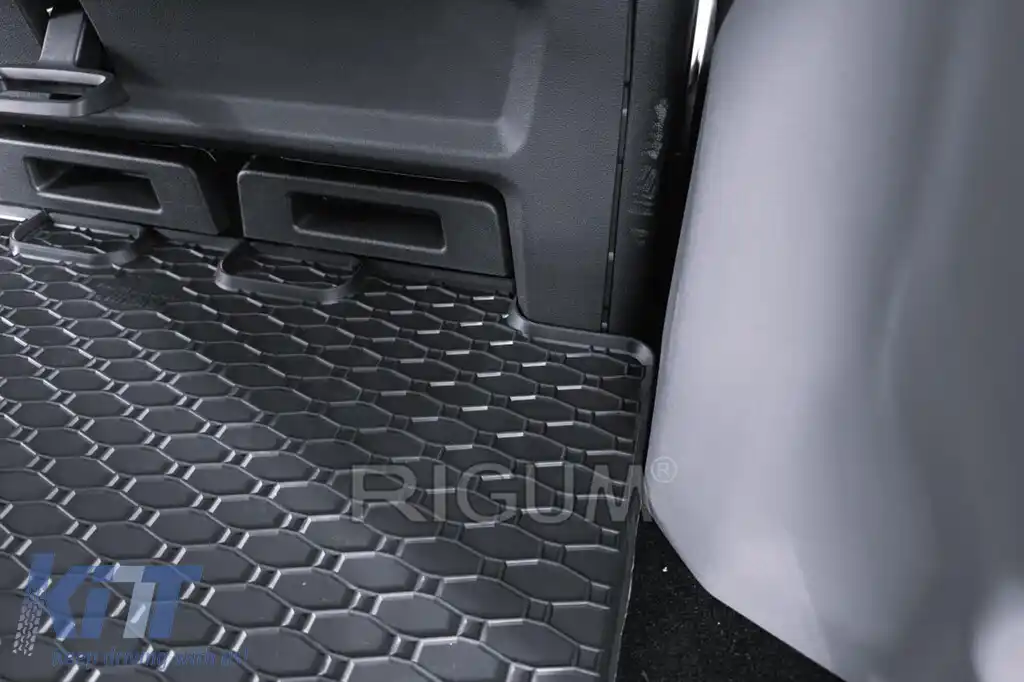 Mochete din cauciuc specifice, potrivite pentru Ford Tourneo Custom după 2024, pentru scaunele din al treilea rând, set de 2 piese, culoare neagră-image-6250223