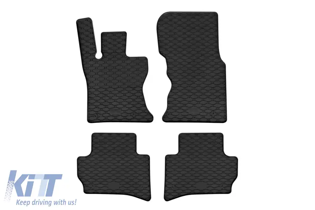 Mochete din cauciuc specifice, potrivite pentru Jaguar F-Pace după 2016, Range Rover Velar după 2017, set de 4 piese, culoare neagră