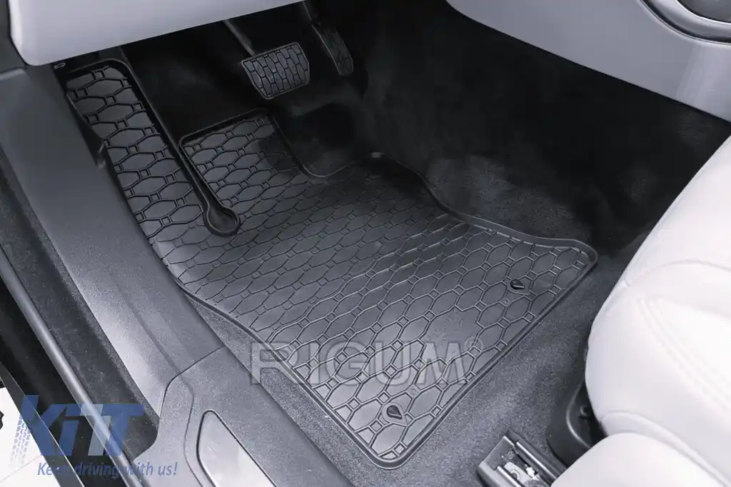 Mochete din cauciuc specifice, potrivite pentru Jaguar F-Pace după 2016, Range Rover Velar după 2017, set de 4 piese, culoare neagră-image-6250236